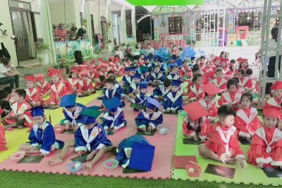 Trường Mẫu giáo Đại Hưng tổ chức Hội thi “Rung chông vàng” dành cho các bé khối lớp 4-5 tuổi và 5-6 tuổi năm học 2020-2021.