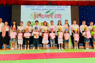 Trường MN Ái Nghĩa tổ chức Hội thi “Rung chuông vàng” năm học 2022-2023