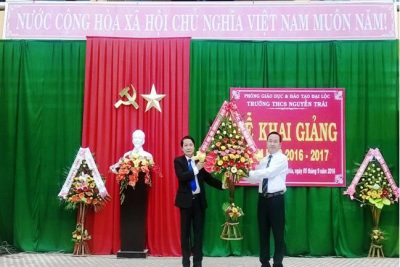 Ngành Giáo dục- Đào tạo huyện Đại Lộc đón chào Năm học mới 2016-2017