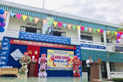 Trường THCS Phan Bội Châu tổ chức khai giảng năm học 2023-2024