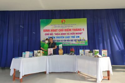 Trường THCS Nguyễn Du tổ chức thực hiện Ngày Sách và Văn hóa đọc
